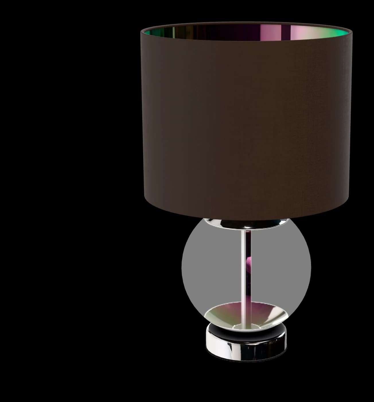 Iridescent Glass Table Lamp