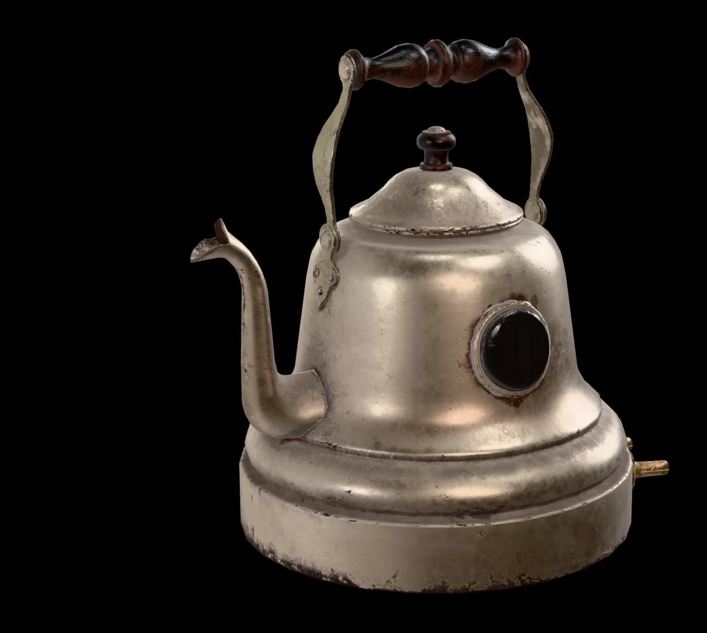 Vintage Nickel Kettle